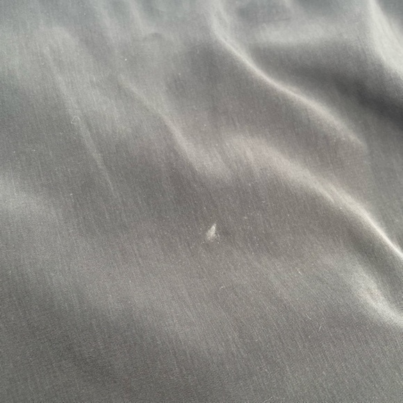 NWT Soprano Nordstrom Evening Dress V-neck Small Gray/ Green Silk Mini Dress - Picture 13 of 13